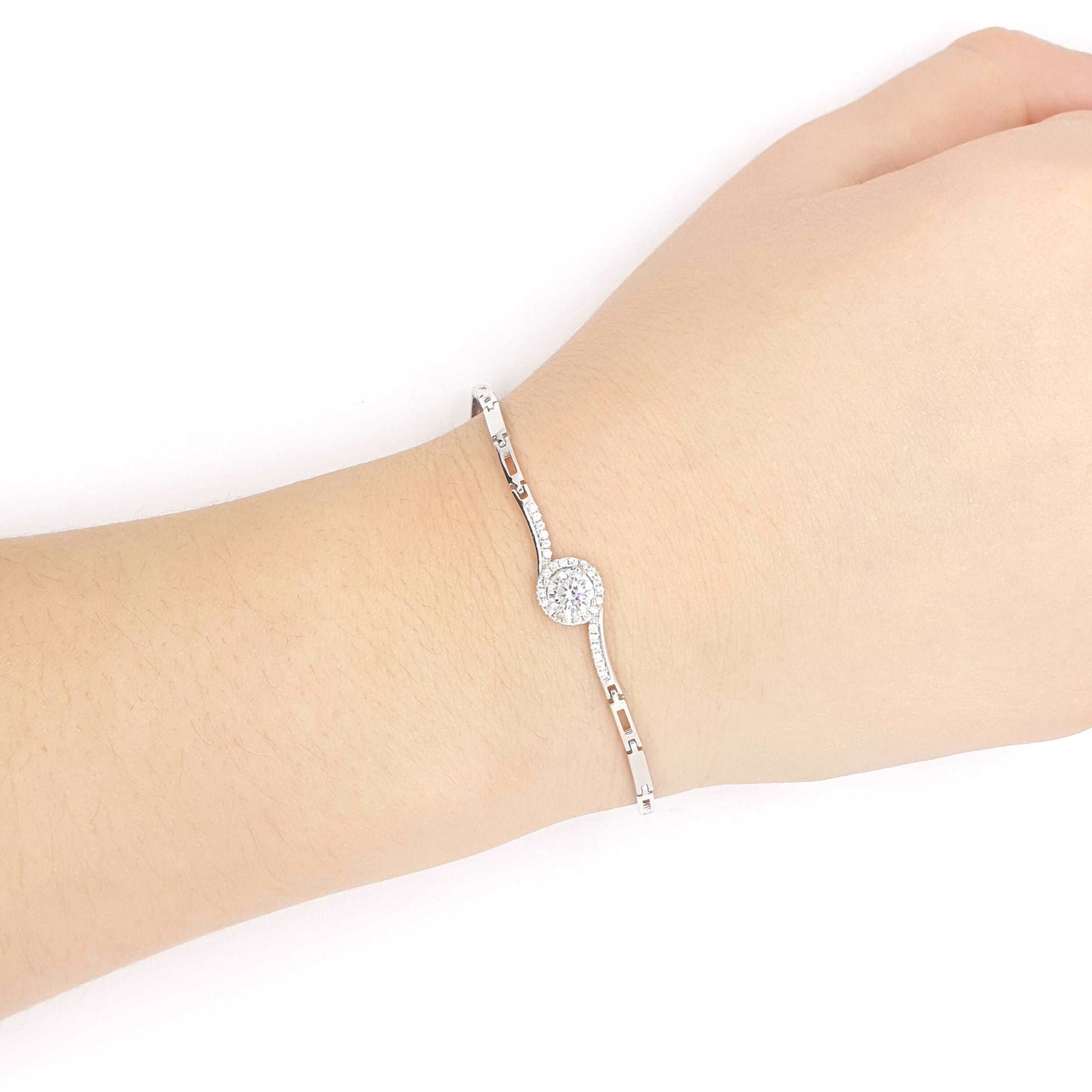 Daisy Silver Bracelet