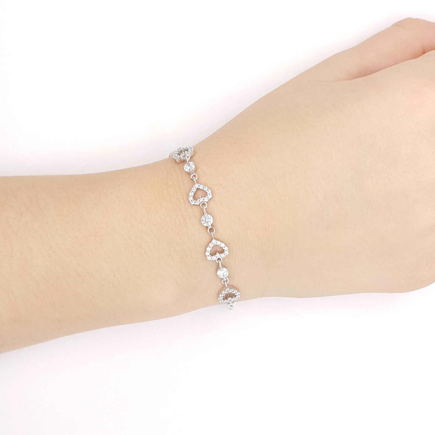 Sweet Pea Silver Bracelet