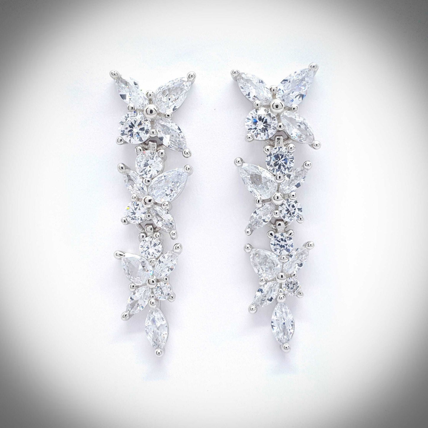 Crocus Silver Earrings