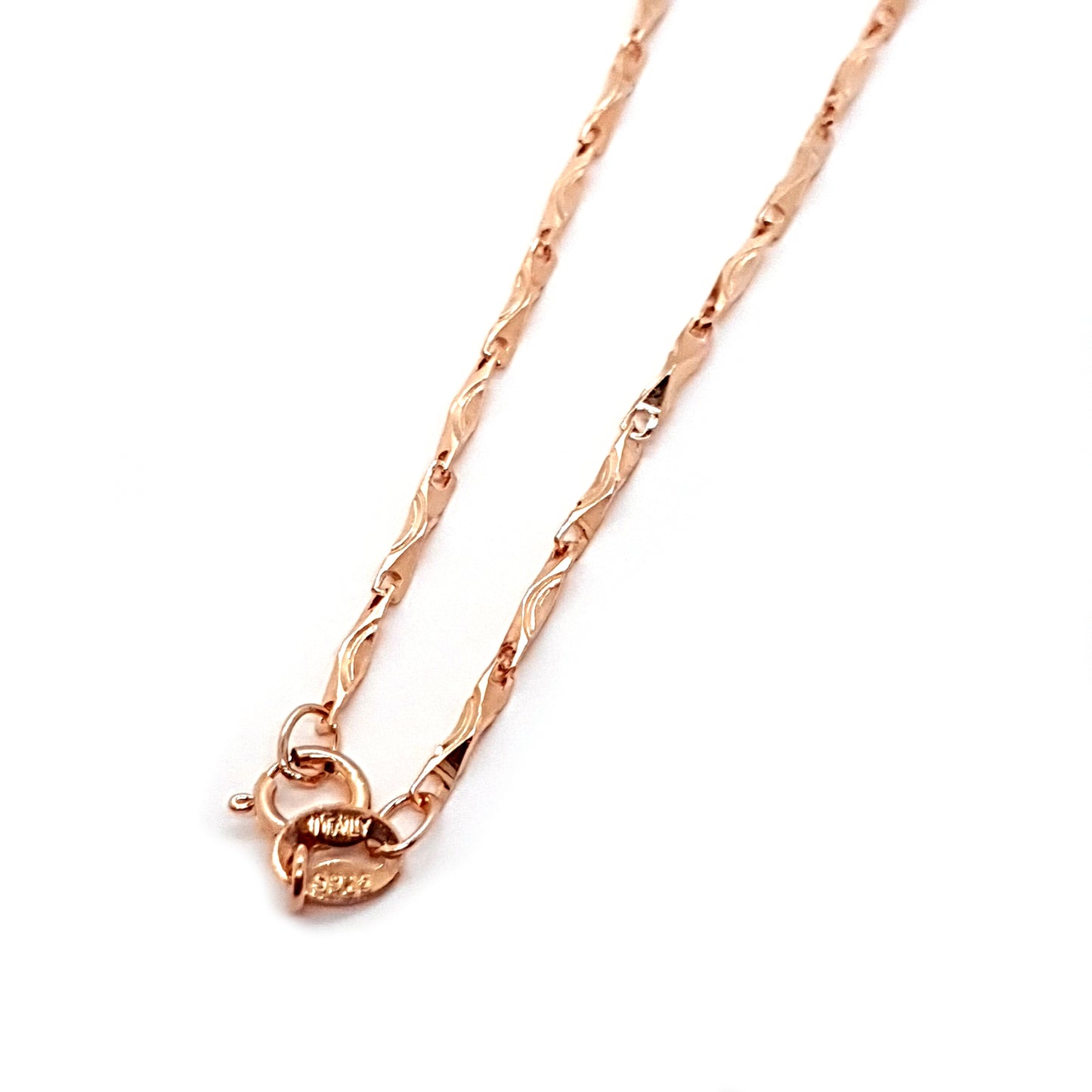 Clematis Necklace Rose Gold