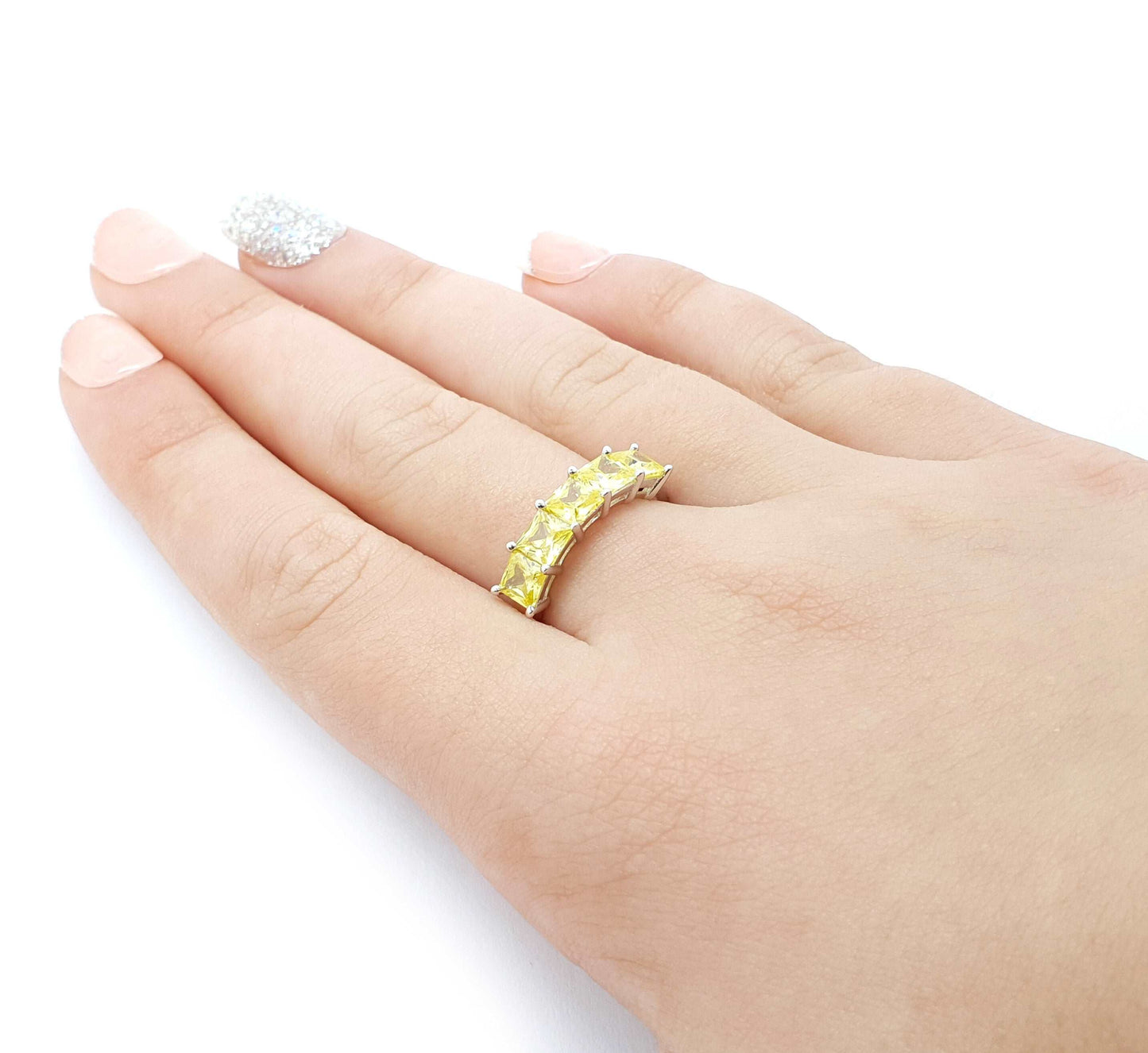 Daffodil Silver Ring